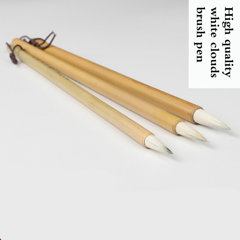 Chinese Painting Calligraphy Brushes 3pcs/set Chinese Multiple Hair Writing Brushes Huzhou Calligraphy Brush Pen Tinta China