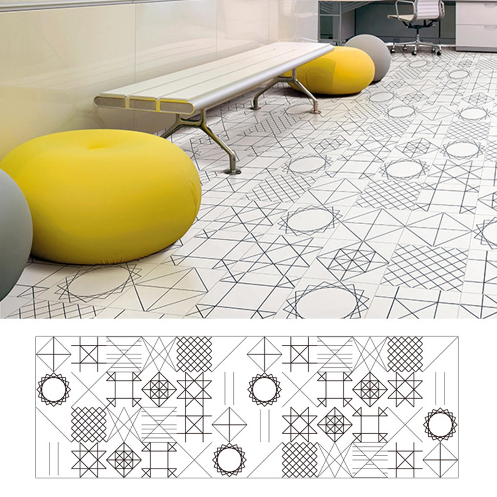 1PC Self Adhesive Retro Tile Stickers Waterproof PVC Removable Wall Stickers Decals DIY Wallpapers for Kitchen Bathroom Decor: E