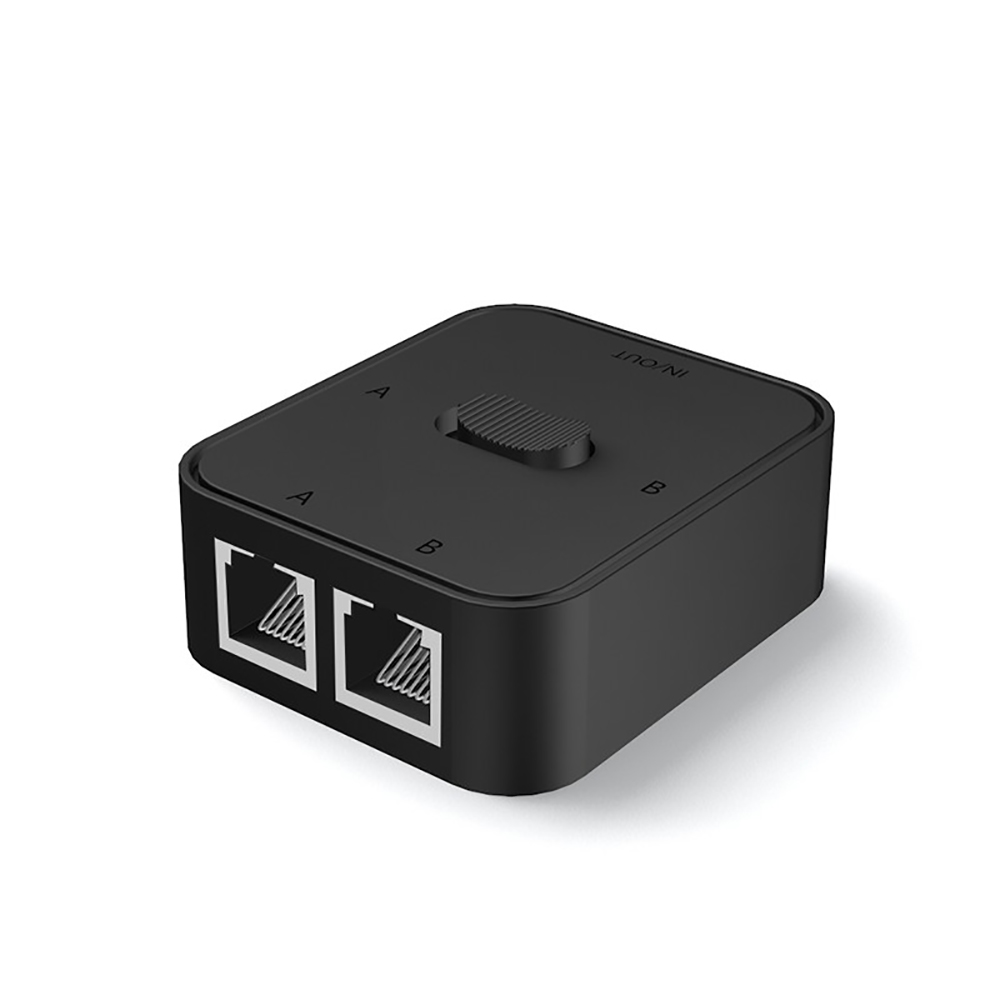 Adaptateur Ethernet 1000Mbps 1 entrée 2 sorties, séparateur RJ45, connecteur Lan Cat 6 rj45, coupleur de commutateur pour PC portable, boîtier TV, routeur: Orange