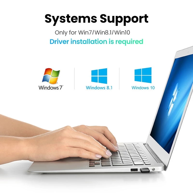 Ugreen-adaptador receptor Bluetooth 5,0, Dongle USB EDR para PC, transferencia inalámbrica, auriculares, altavoces, ratón, adaptador Bluetooth 5,0