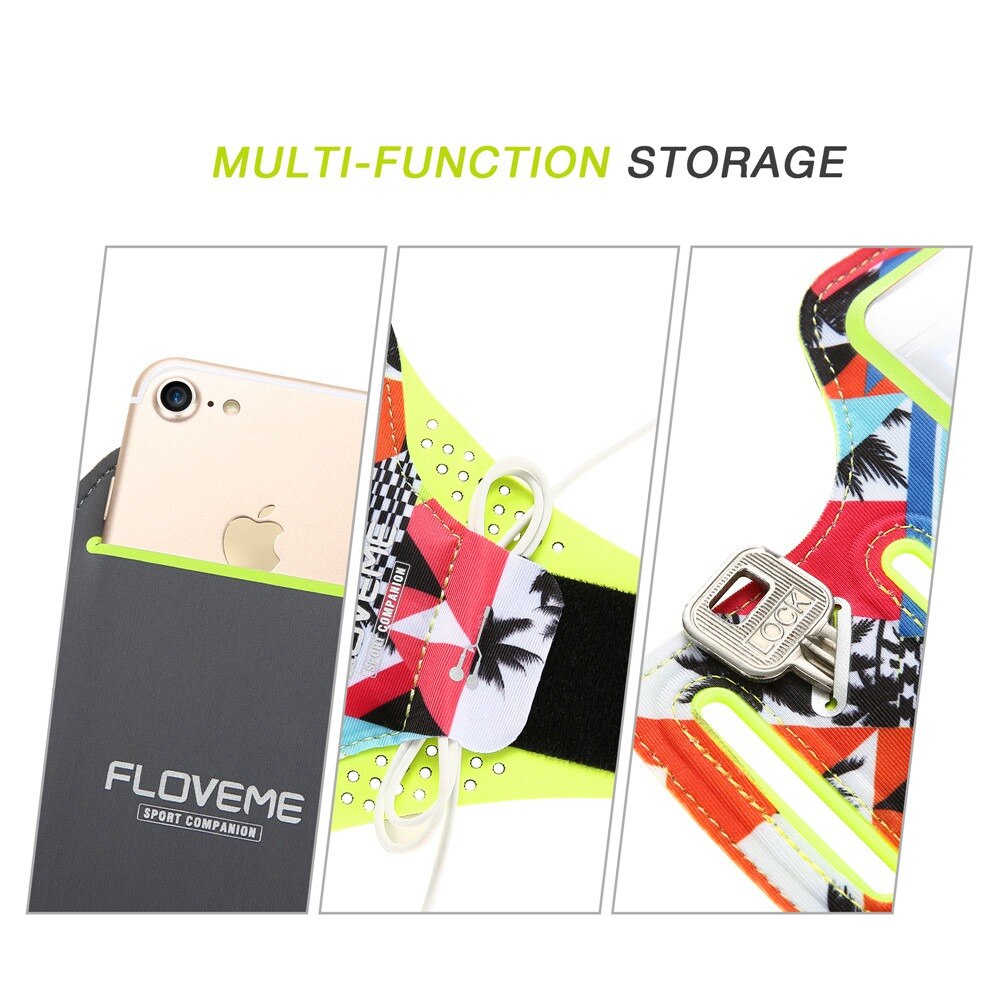 FLOVEME Sport Arm Band For iPhone X 8 7 Plus Running Phone Bag Case For Samsung S8 S9 Huawei Xiaomi Phone Cases For Sport Cover