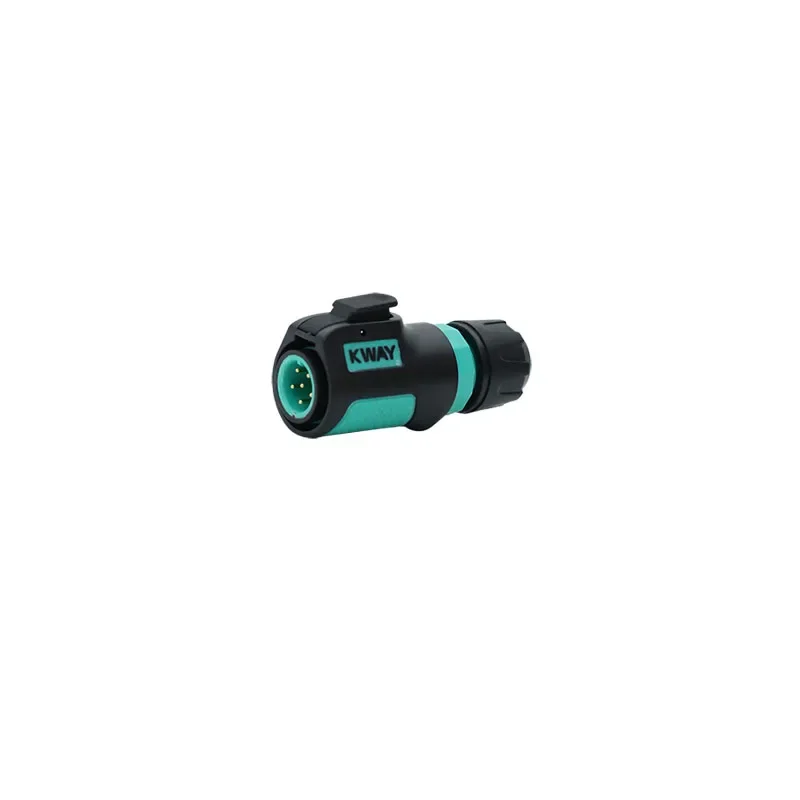 KWAY K12 Male Plug Female Socket IP68 Bulkhead M12 2 3 4 5 6 7 8 Pin Waterproof Electrical Connector Energy Scooter Charger: Blue