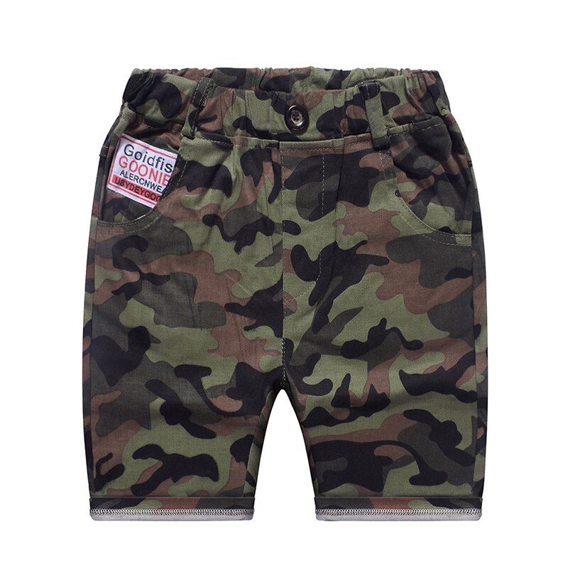 Sommer drenge camouflage bukser bomuld børnetøj børne shorts crawler shorts stil baby shorts drenge shorts