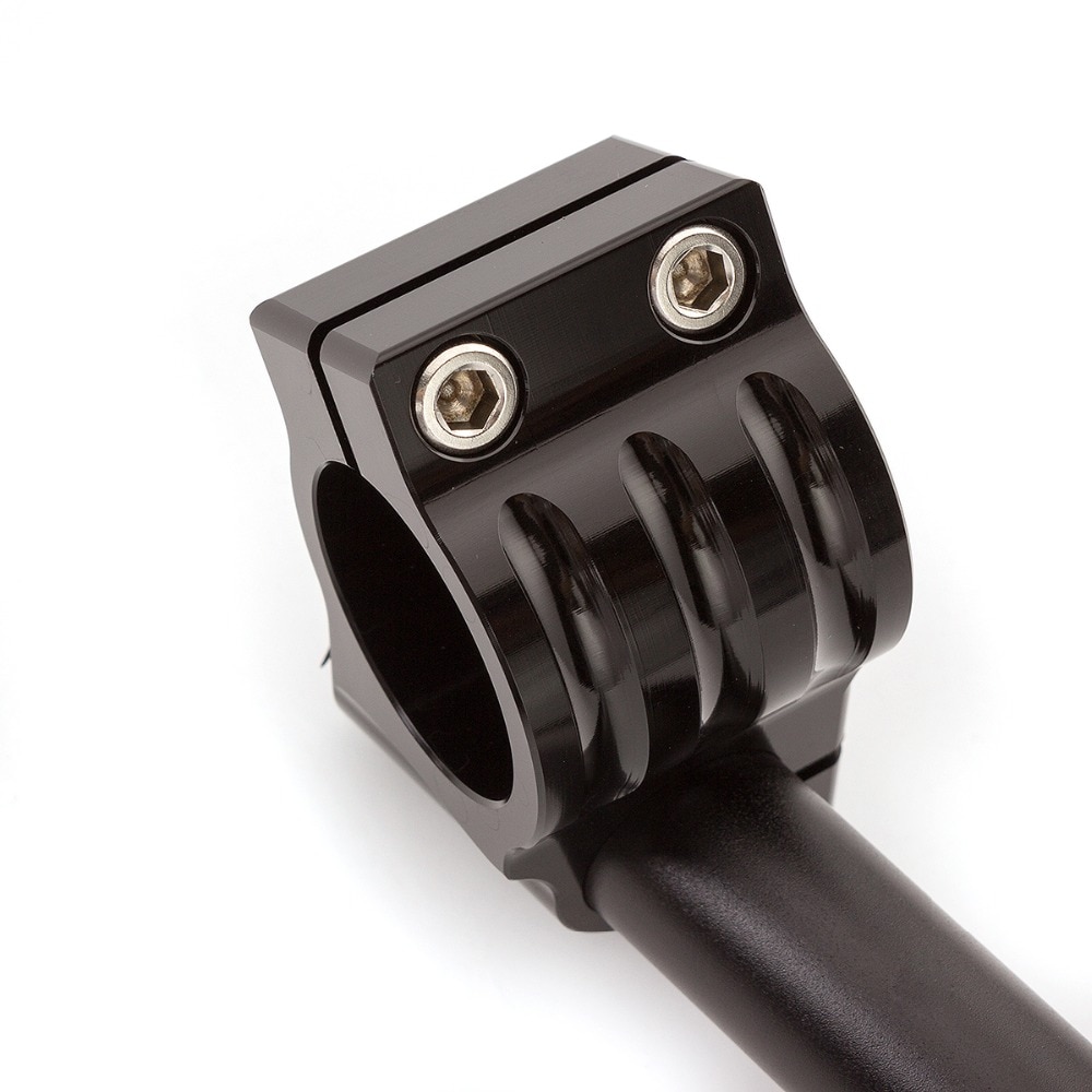7/8'' 22mm Black Universal Motorcycle Riser Clip On ClipOns Handlebars Handle Bar Regular 30/32/33/35/36/37/38/40/41/45mm