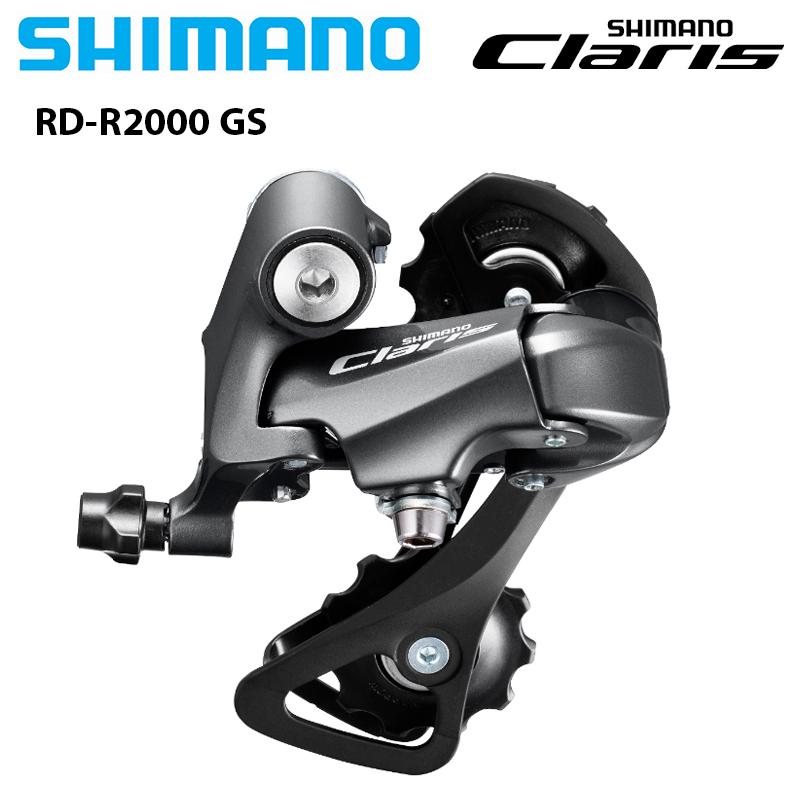 Shimano Claris R2000 SORA R3000 Tiagra 4700 105 R7000 SS GS desviador trasero de jaula media corta para bicicleta de carretera 8/9/10/11 velocidades: Borgoña
