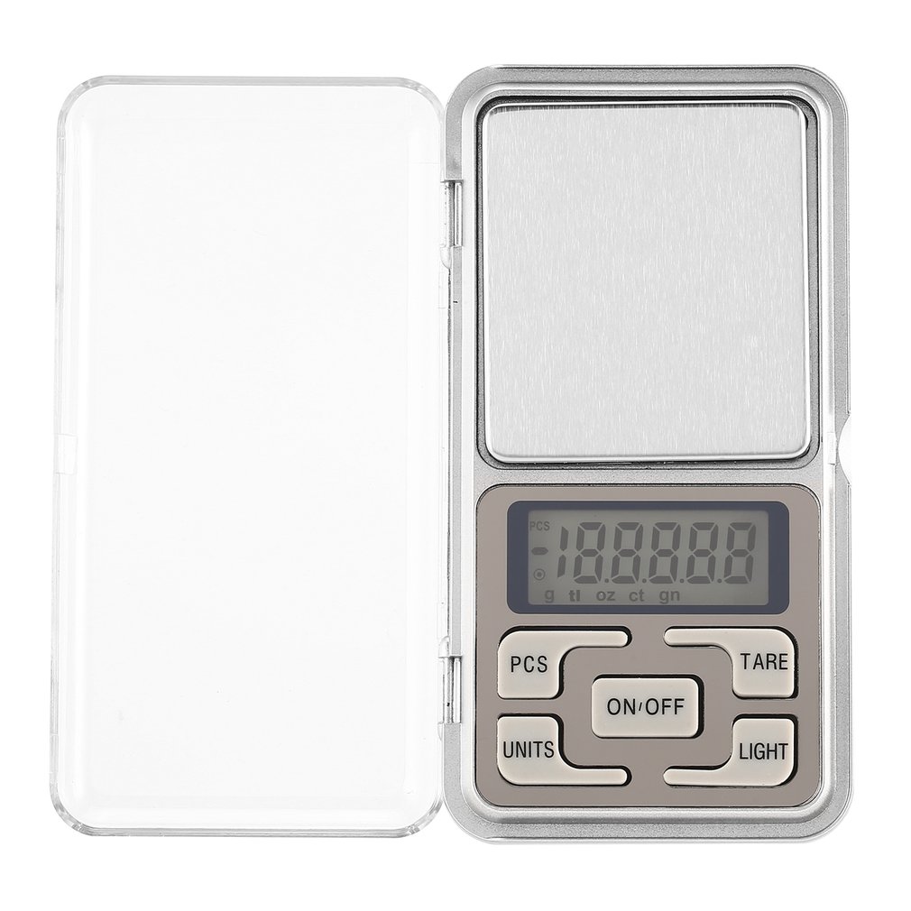 Mini Digital Pocket Scale 200g 0.01g Precision g/tl/oz/ct/gn Weight Measuring for Kitchen Jewellery Gold Tare Weighing
