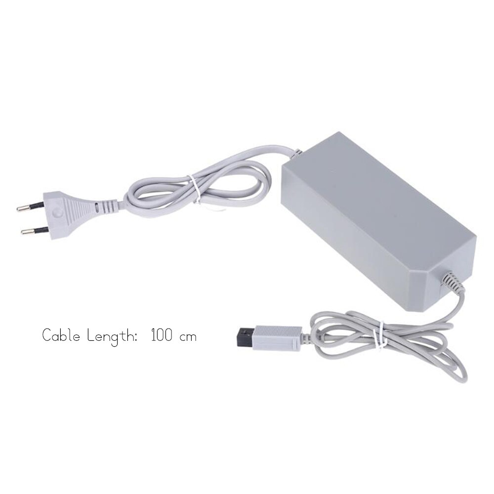 Adapter Charger for Nintendo Wii Game Console Controller AC 100-240V 12V 3.7A Charging Cable EU Plug Power Supply