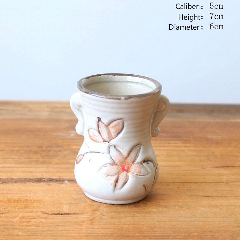 Home and Garden Nursery Pot Desktop Small Pot Green House Growing Kit Garden Supplies Pot for Orchid Plant Seeder Desk Decor