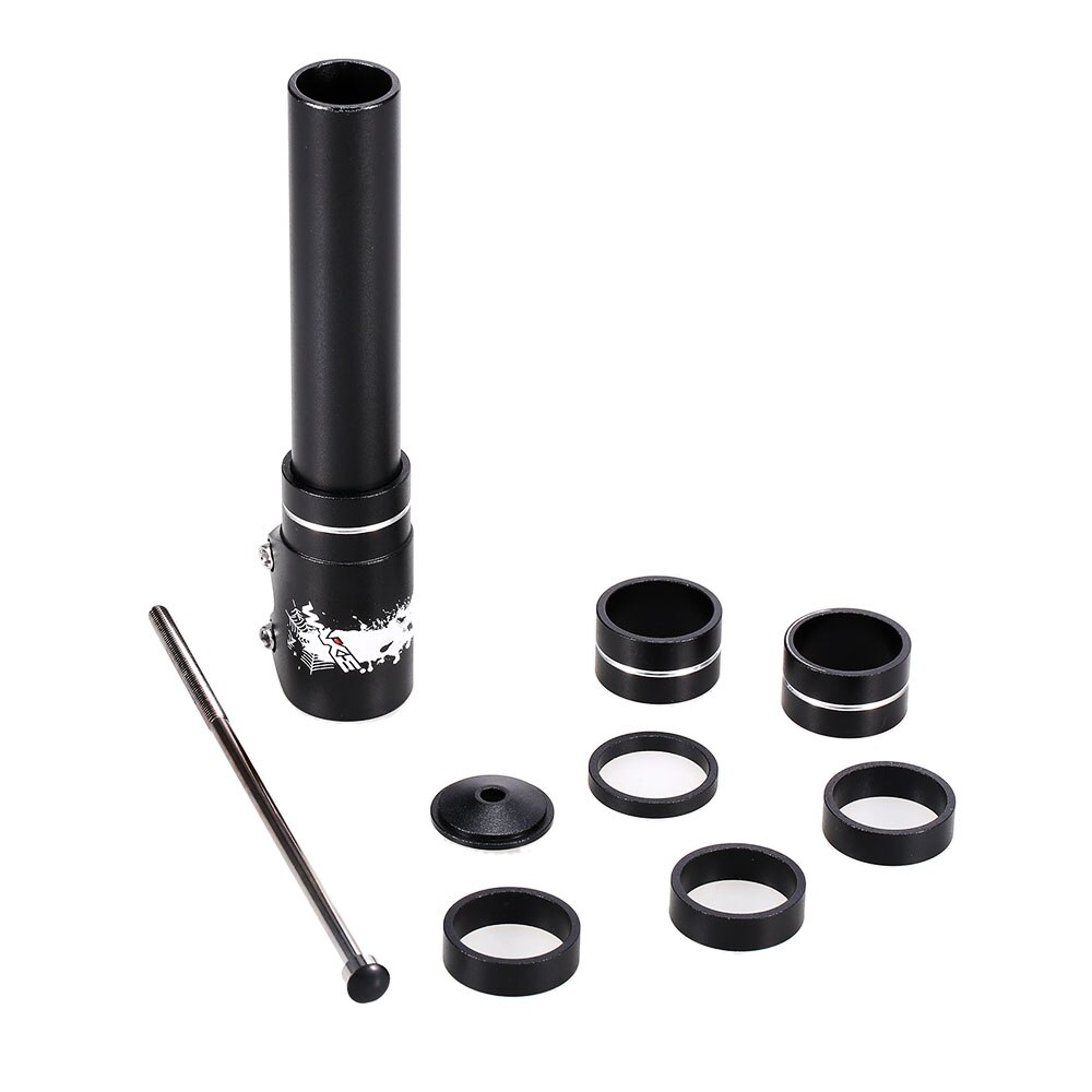 11.5 centimetri in Lega di Alluminio Della Bici Della Forcella stelo riser estensore di Riciclaggio Della Bicicletta Del Manubrio della Colonna Montante Della Bicicletta Adattatore Parte per 28.6 millimetri Anteriore forcella: 180mm(7.0in)