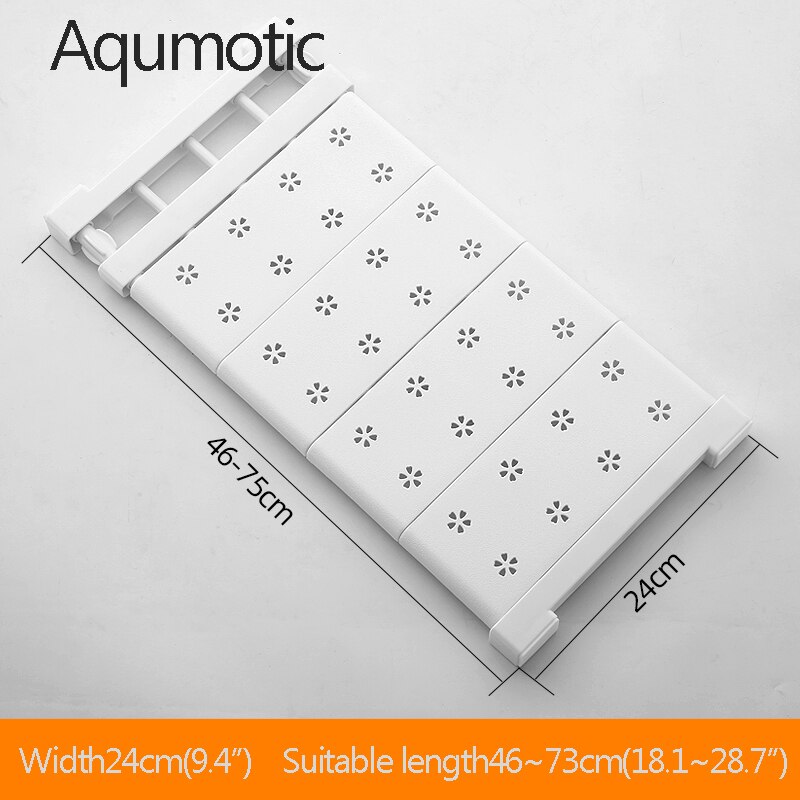 Aqumotic clapboard förvaringshylla teleskopisk demontera garderob lagerskåp hängbräda boardshoe partition: Silver-