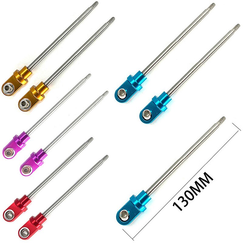 130Mm Staal TRA7763 Gtx Shock Shaft Voor Traxxas 1/5 X-MAXX Rc Truck Auto Crawler