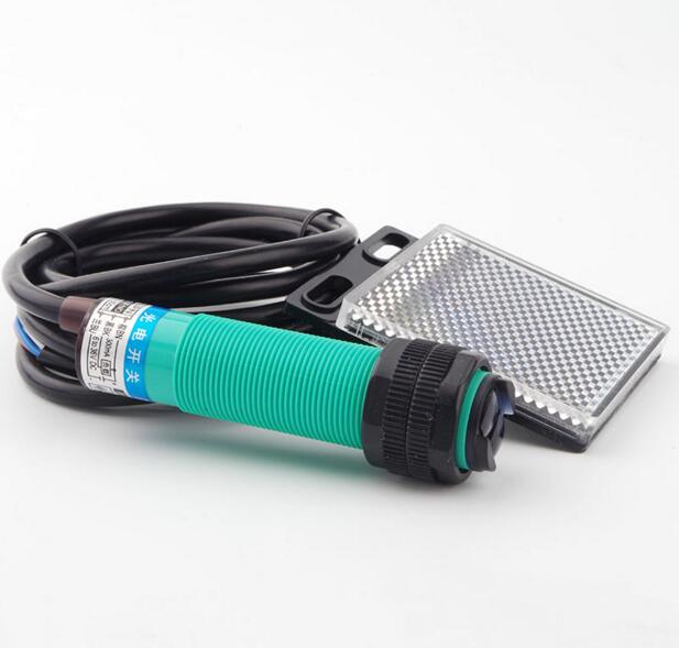 2pcs M18 feedback sensor / E3F-R2C1 NPN mirror