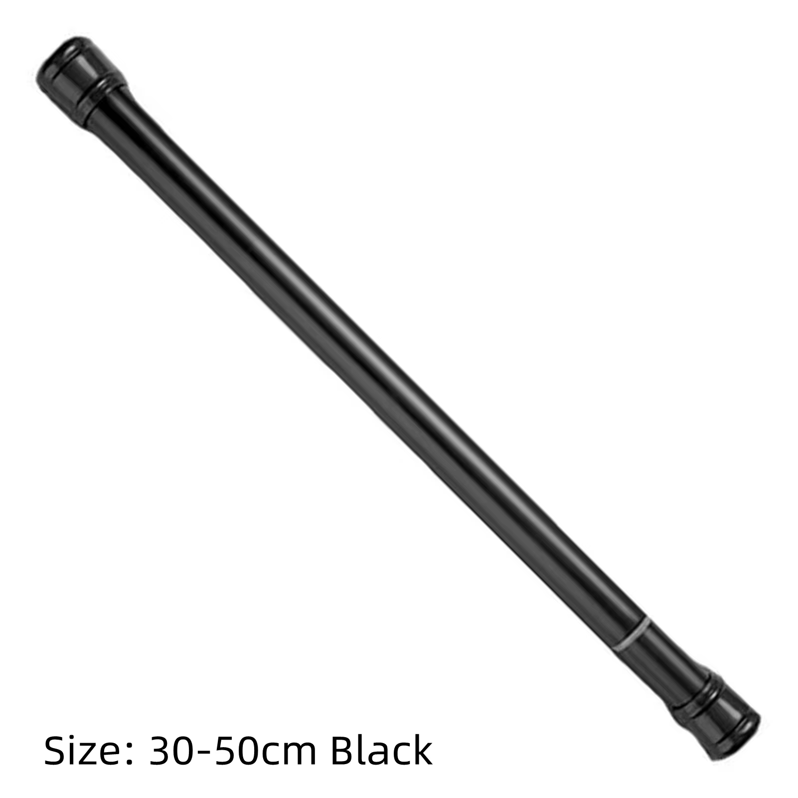 18-90cm Adjustable Curtain Rod Metal Spring Loaded Bathroom Bar Shower Extendable Telescopic Poles Rail Hanger Rods for Kitchen: Beige