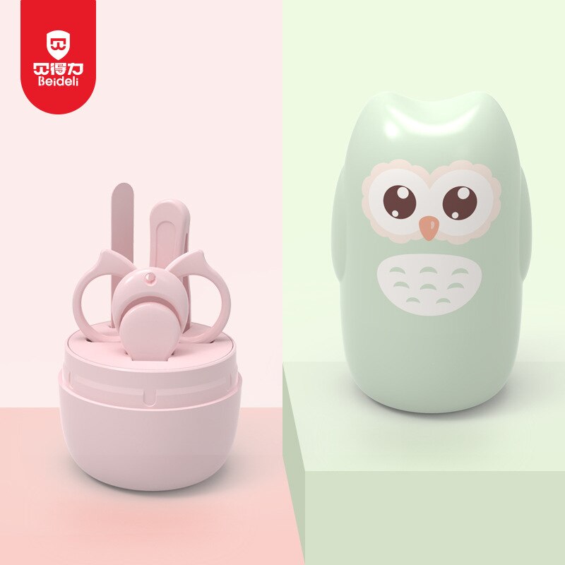 Coupe-ongles pour bébés, ciseaux de manucure et pédicure sûrs à dessin animé pour bébés, coupe-ongles