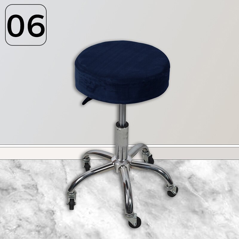 32-38cm Velvet Stool Cover Bar Round Swivel Chair Cover Universal Stool Cover Bar Coffee Shop Stool Cover: 6