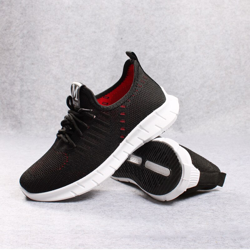 sports shoes spring mesh women shoes comfortable mother shoes soft sole womens running sneakers zapatos de mujer: black / 37