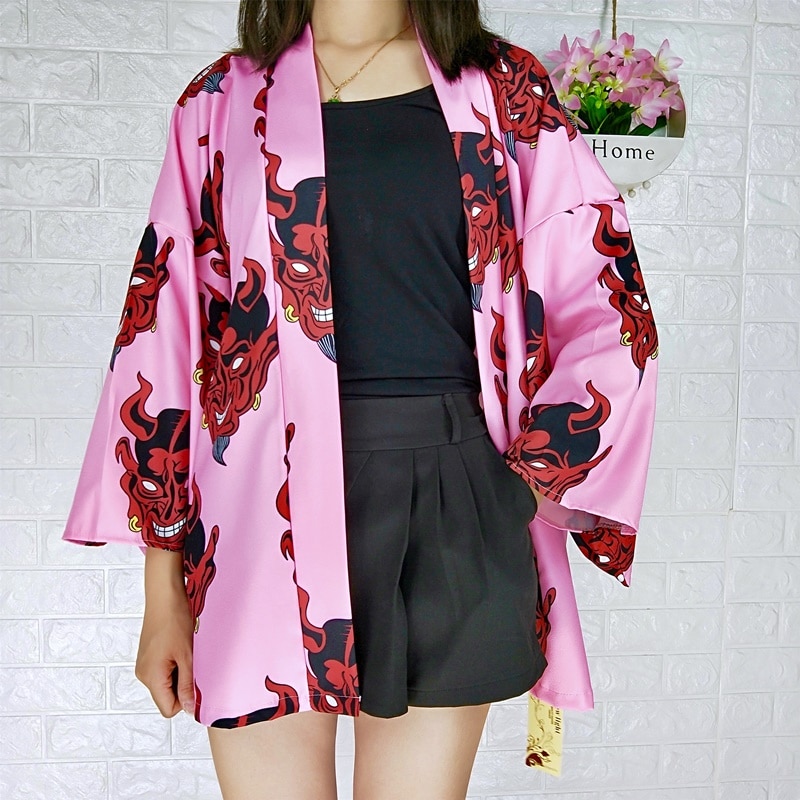 Kimono Women Japanese Kimono Traditional Female Kimono Cardigan Harajuku Streetwear INS Japanese clothes Blouse 10487