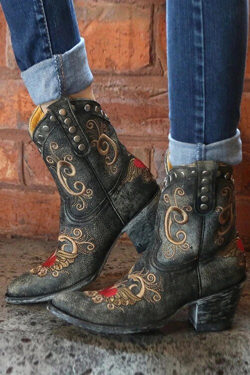 Zapatos de talla grande para mujer, botas para mujer, ropa de deporte de invierno, botas de punta redonda, de de lujo con letras de tacón, talla grande