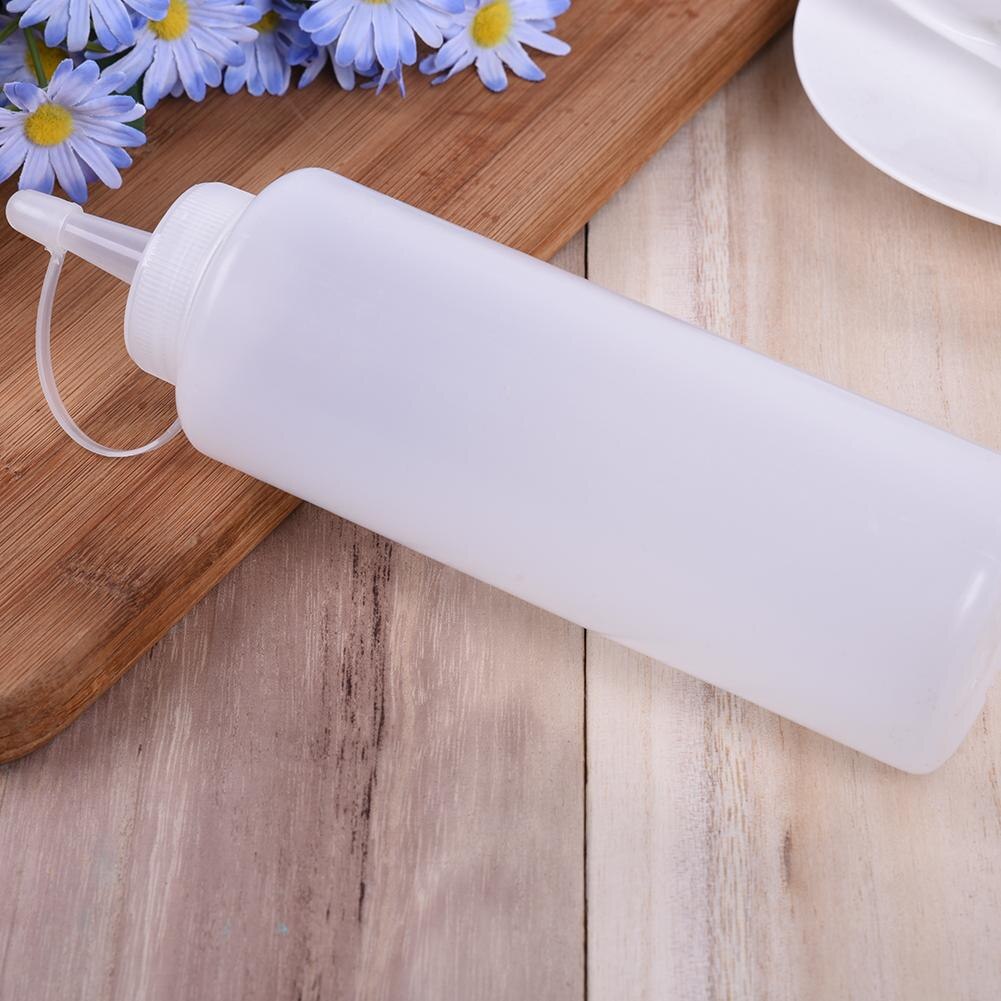 6,8,9,13,18,24Oz Milieuvriendelijke Transparante Keuken Plastic Squeeze Bottle Dispenser Voor Saus Azijn Olie Ketchup