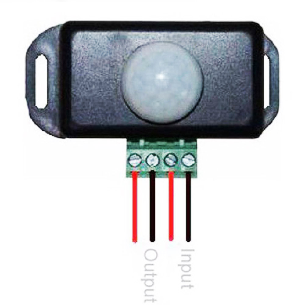 Human sensor switch controller for automatic DC 12V-24V 8A infrared PIR motion sensor switch for LED lights(Without packaging)