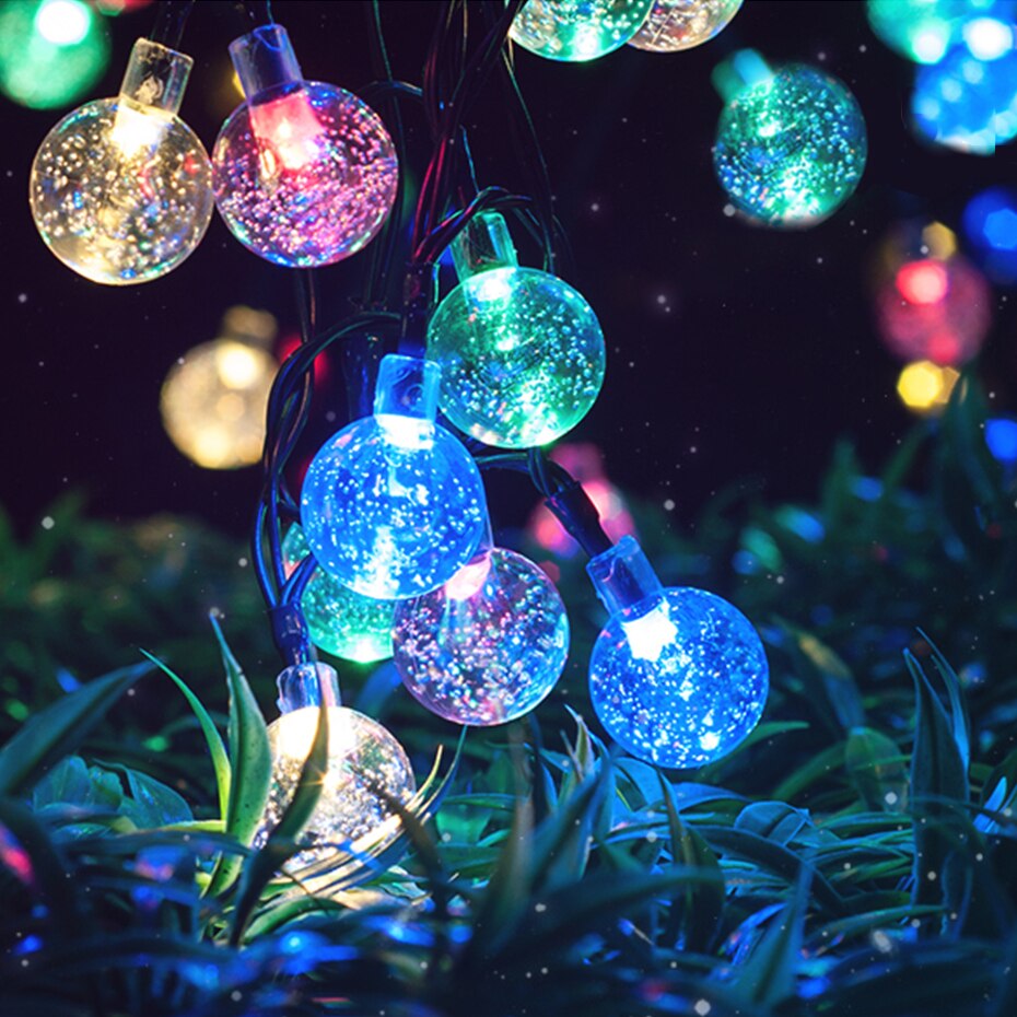 30/50/100/200 LEDs Fairy Lights Solar Powered Warm White/White/RGB Waterproof Outdoor Garden Decoration Solar Led String Light