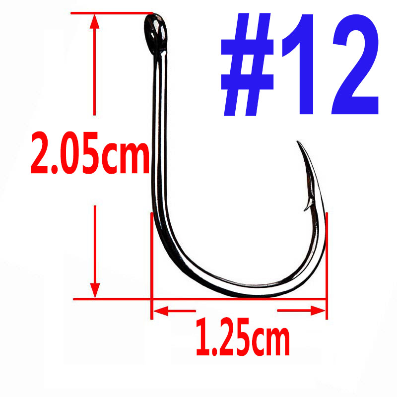 100 Stück Iseama Karpfen-Angelhaken, versetzter Kreis-Haken, einzelner Fliegenfischen, Jig-Haken mit Widerhaken, Meer-Angelhaken, Zubehör: Licht Grün