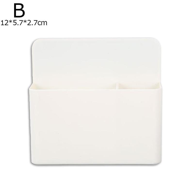 1pc Magnetic Storage Box Whiteboard Marker Pen Holder Storage Box Refrigerator Container Magnet Plastic Office School Supplies: B