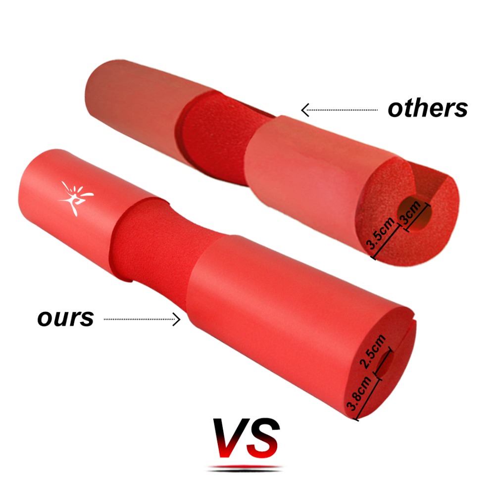Schuim Barbell Pad Cover Squat Pad Voor Gym Gewichtheffen Cushioned Schouder Terug Ondersteuning 45*10Cm Nek Schouder beschermende Pad