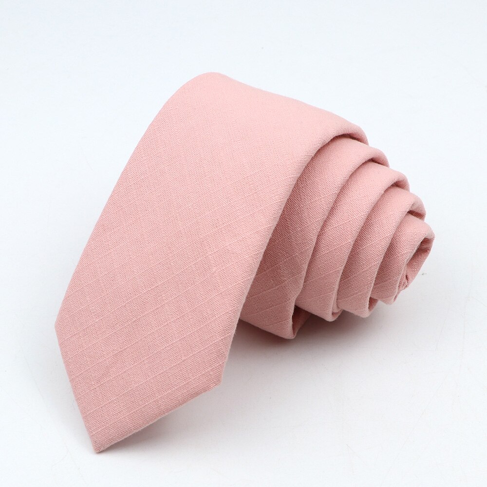 Ties for Men Cotton Linen Narrow Tie Skinny Cravat Neckties Men Party Skinny Tie Casual Neck Ties Neckwear Accessoried: 2