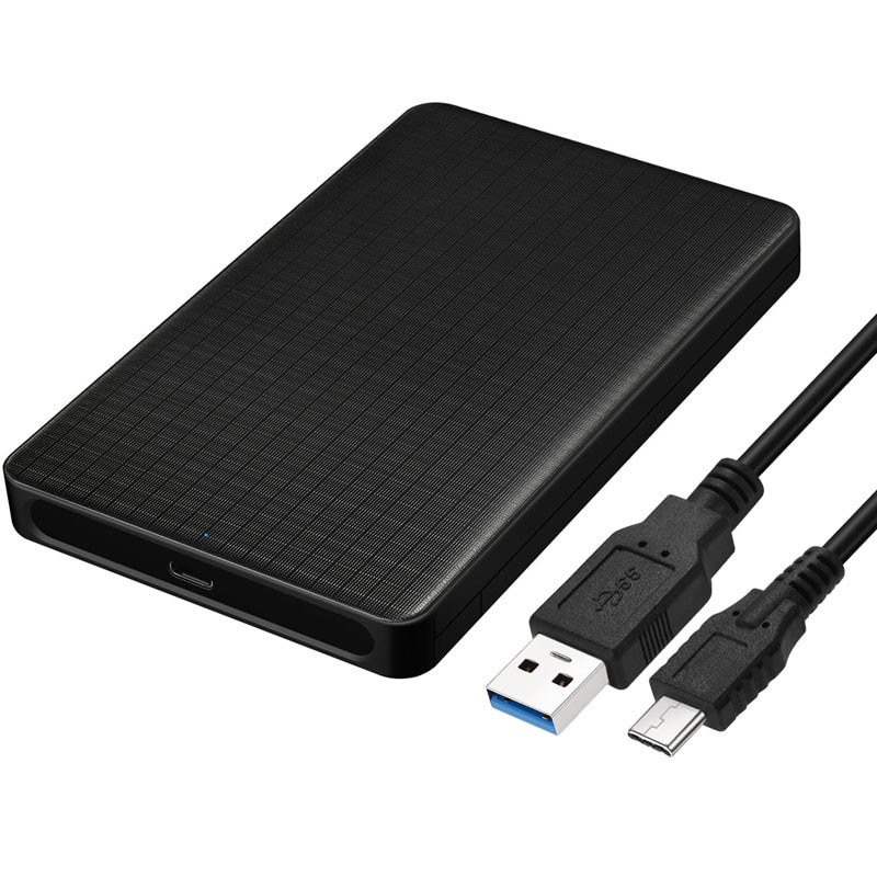 2.5inch USB3.1 USB 3.1 Type-C SATA Hd Box SSD HDD Hard Disk Drive External HDD Enclosure black hdd Case hd Tool Free