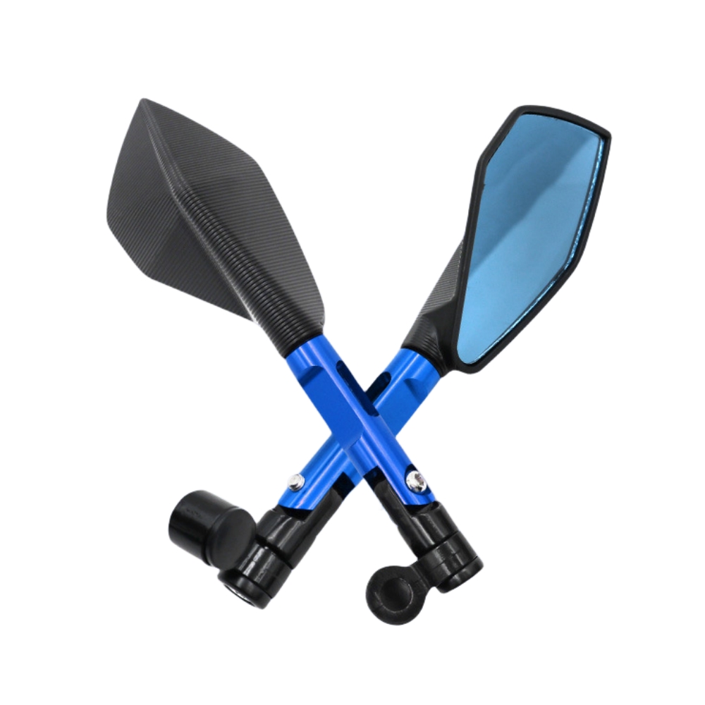 Espelho retrovisor cnc modificado para motocicleta, espelho retrovisor para carro de rua, scooter, acessórios universais