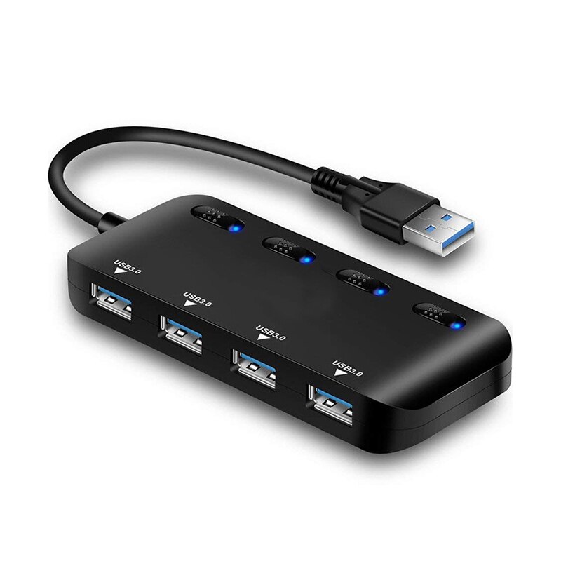 Ultra-Sottile Usb 3.0 4-Port Hub One-To-Quattro Usb3.0 Hub 4-Port Interruttore