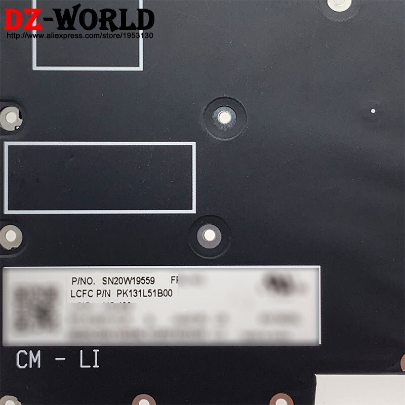 Originele Us Engels Verlicht Toetsenbord Voor Lenovo Thinkpad T14S Gen1 Laptop SN20W19559