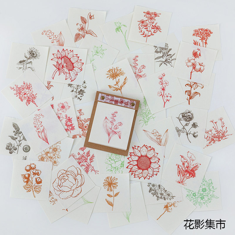 Livre de voyage avec animaux de la Jungle, 50 feuilles de papier artisanal rétro décoratif Vintage pour Scrapbooking, planificateur de Journal intime, DIY bricolage: F
