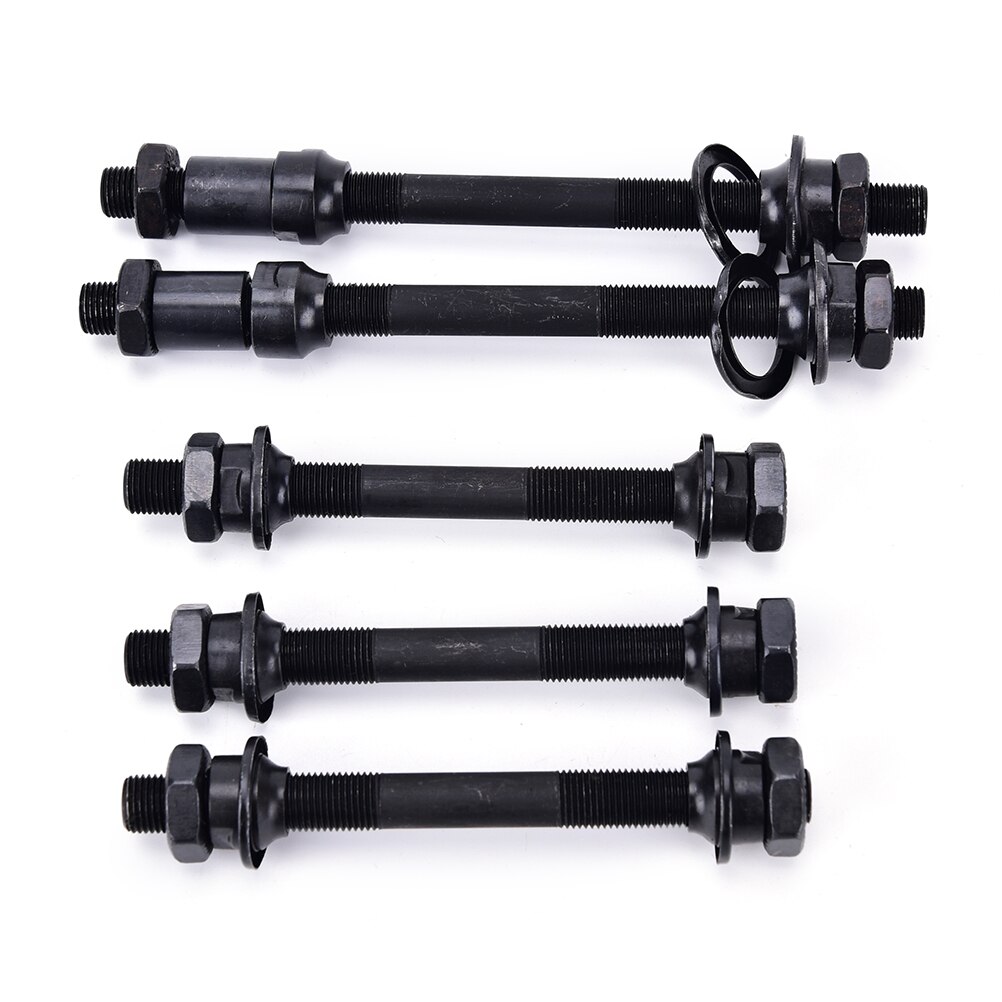 Mountain Bike Bicycle Quick Release Front Back Axles Hollow Hub Shaft Lever Metal Hollow Axle