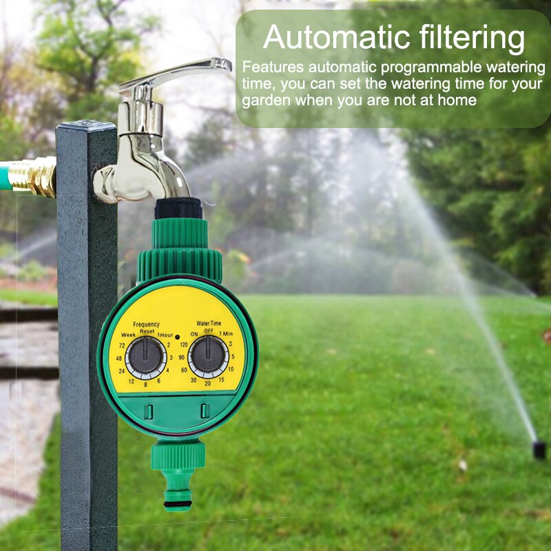 1/2PCS Automatic Garden Watering Timer Ball Valve Controller System With Electronic LCDDisplay Home Garden Irrigation Controller