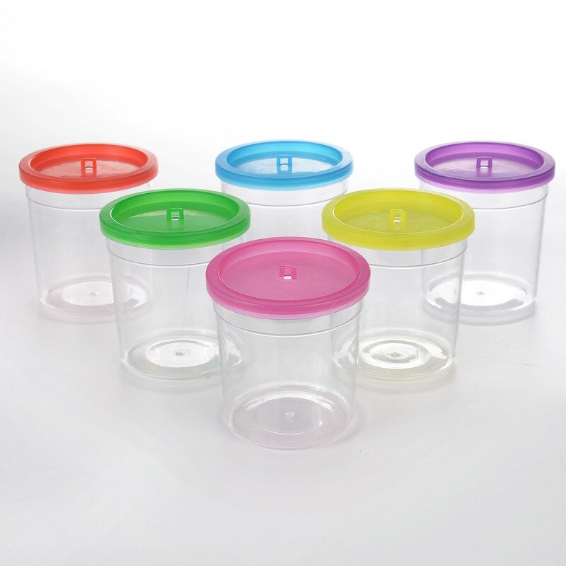 5 uds. Taza Betta Medusa Copa Betta pecera Mini pequeño plástico transparente con tapa taza pecera