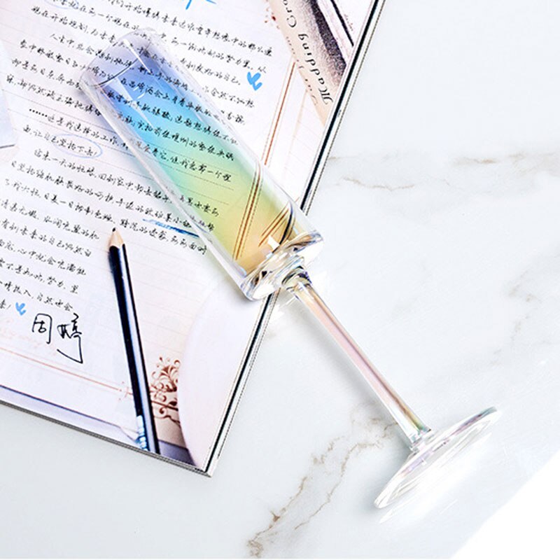 Dream Gradient Rainbow Goblet Crystal Glass Champagne Glass EJ