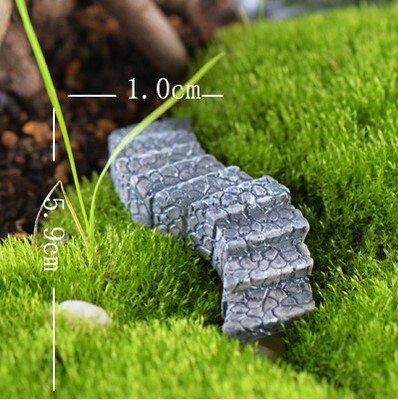 Micro landscape Stone Stairs Miniature Fairy Garden Home Houses Decoration Mini Craft Micro Landscaping Decor DIY Accessories: 16