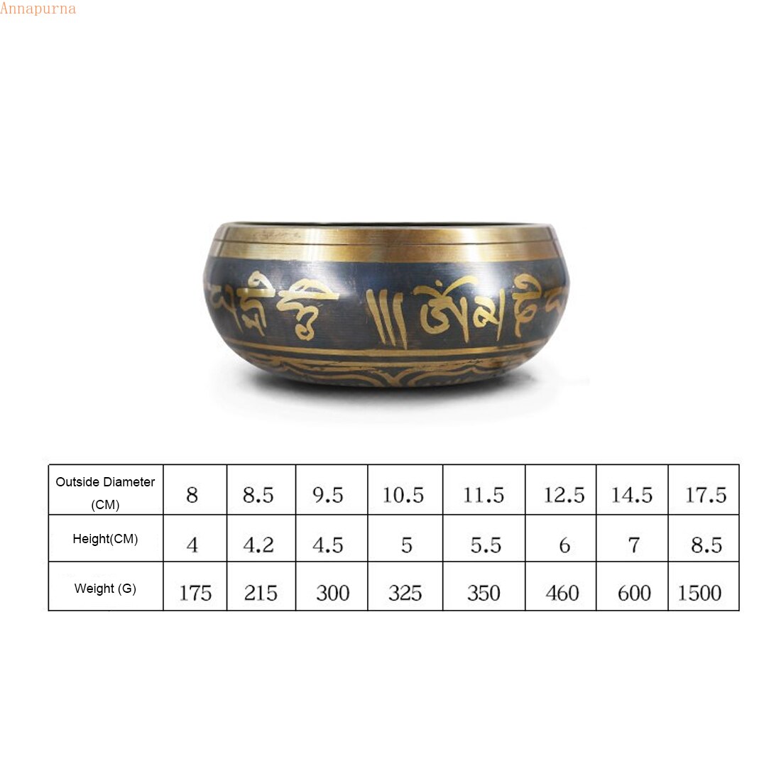 Hand Hammered Chakra Meditation Bowl Decorative Wall Dishes Yoga Tibetan Buddhist Brass Tibetan Singing Bowl