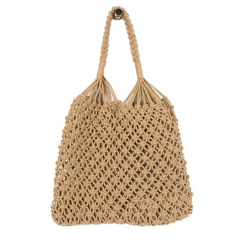 Fruit Shopping Bag Storage Ultra Reusable Grocery Bags Tote Canvas Net Fabric Bag Shopping Bag