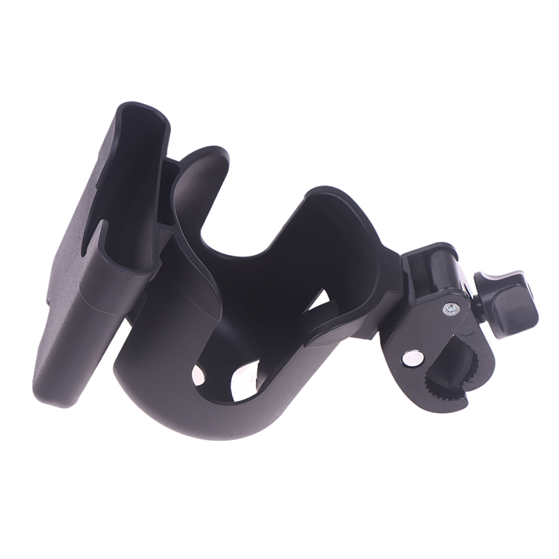 1pc flessenhouders voor de kinderwagen: antislip bekerhouder voor de kinderwagen - ook geschikt voor mobiele telefoons: Wit