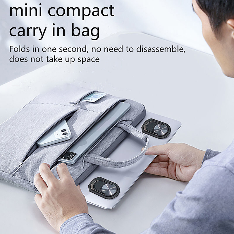2 Stuks Universele Mini Laptop Standaard Opvouwbare Desktop Voeten Houder Voor Ipad Macbook Pc Computer Toetsenbord Cooling Pad Onzichtbare Stands