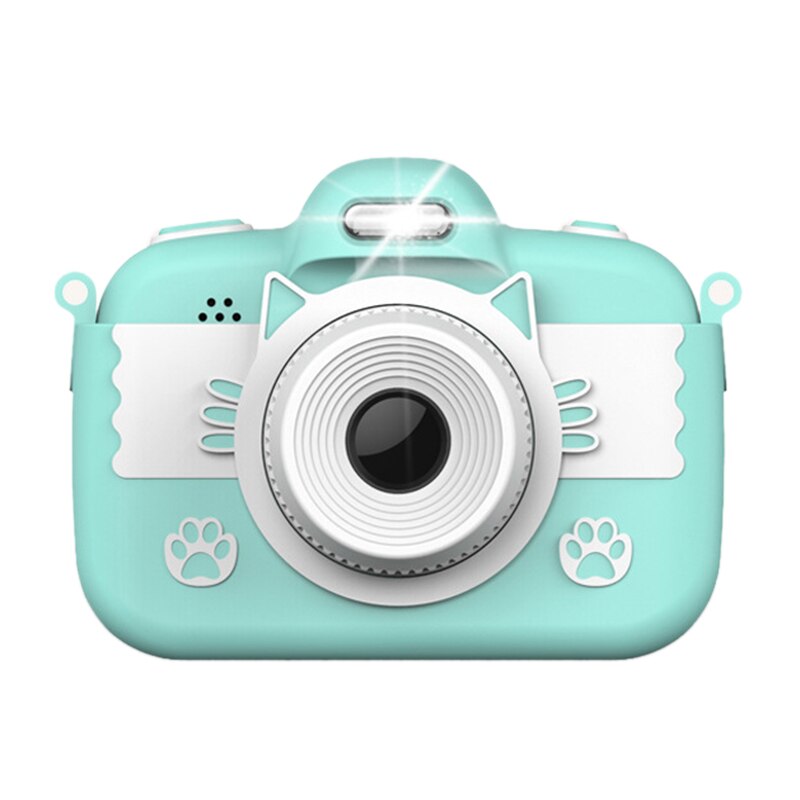 Kids Digital Camera Children Selfie Cartoon Video Recorder Camcorder 3 inch Press Screen 18.0MP with 16G TF Card for Girls