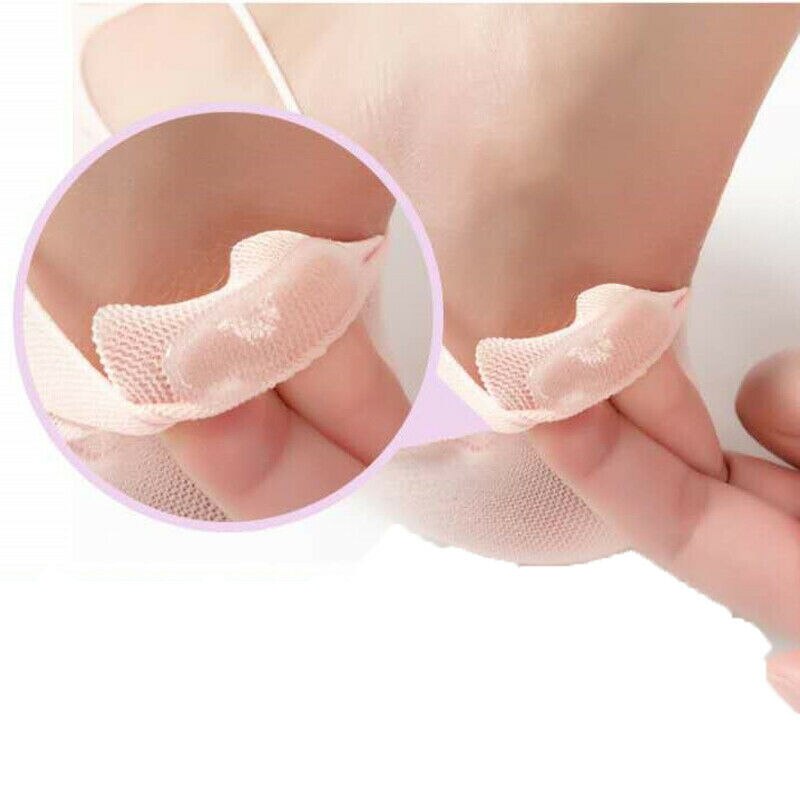 5 farver kvinder almindelige kvinder skridsikre usynlige femfinger tå sokker ankel