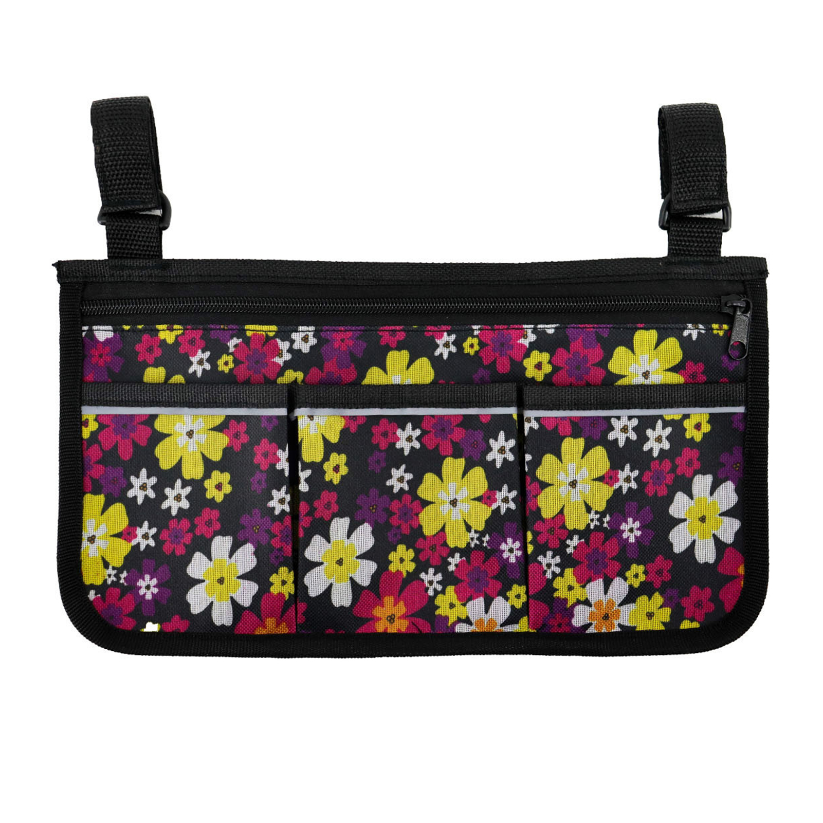 Rollstuhl Tasche mit Taschen Reflektierende Streifen Armlehne Seite Taschen Elektrische Rollstuhl Mobilität Rolle gehen Rahmen Lagerung Beutel: Typ 4