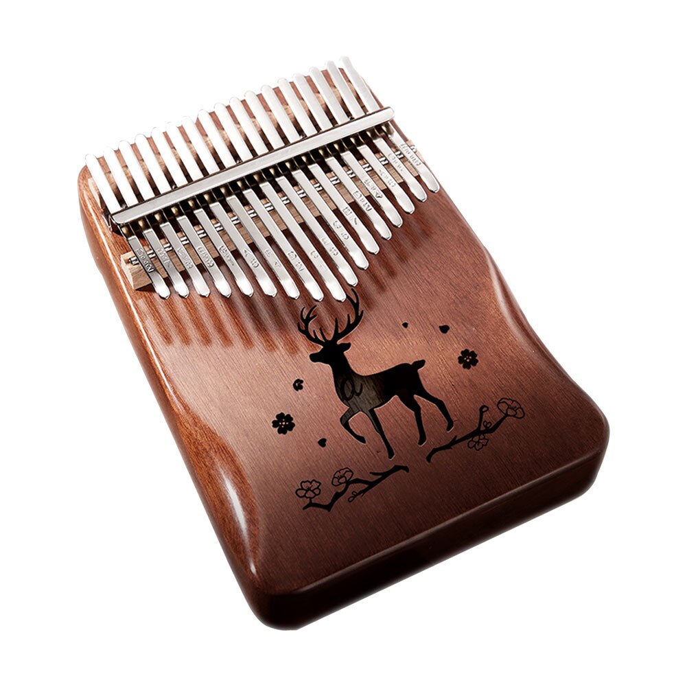 Kalimba 17 Key Thumb Piano Mahogany Wooden Mbira Musical Instrumentos Musicales 30 Key Instruments Calimba Machine Teclado