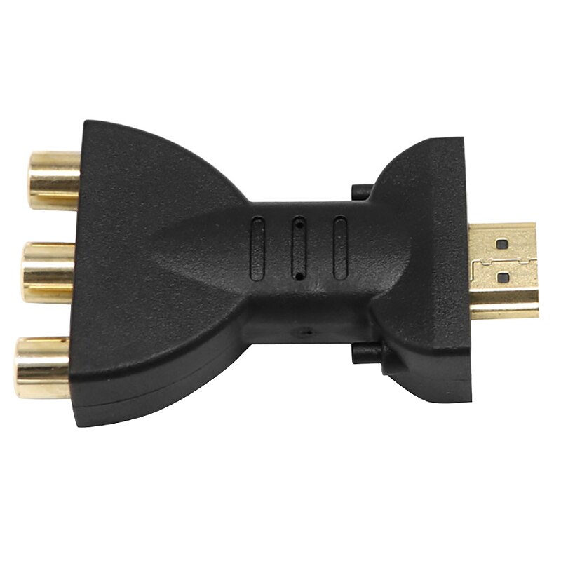 Convertisseur HDMI vers AV, adaptateur HD Hdmi vers Av 3Rca, adaptateur HDMI vers AV rouge, blanc et jaune (deux paquets)