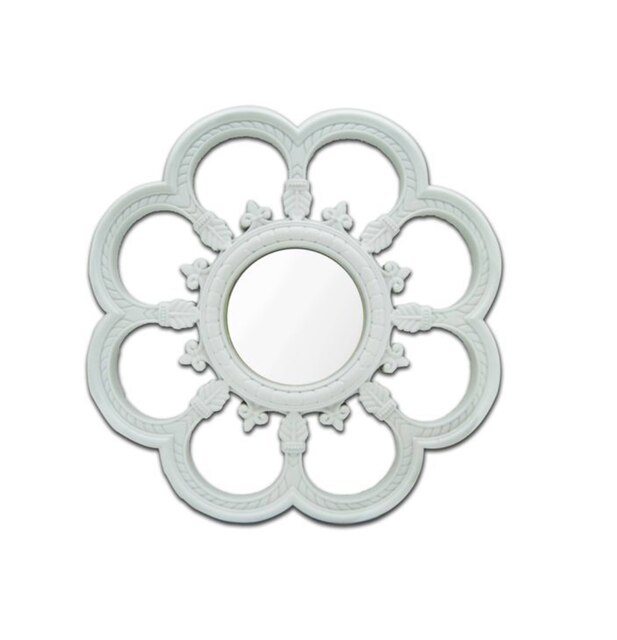 Miroir mural rond de 25cm, pour la maison, la salle de bain, la chambre à coucher, l'entrée, le magasin, l'hôtel, décoration artistique innovante de maquillage: 912-05