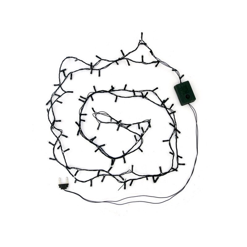 EU Plug LED Light String 4M 100 Leds Christmas Decoration Lights Warm White Rice Bulbs Hotel Decoration Lights Christmas